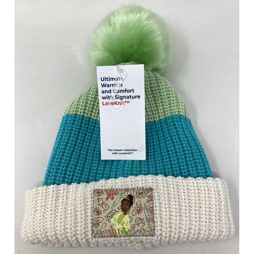 Disney X Love Your Melon Tiana Princess and the Frog Beanie Youth Teen‎ Size NWT